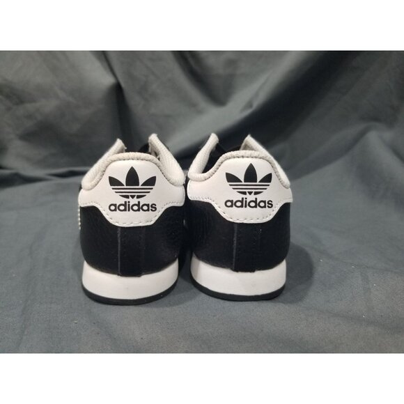 Adidas Toddlers Samoa I Casual Sneakers Leather White Black Size 6 NEW NO BOX! - Picture 7 of 11